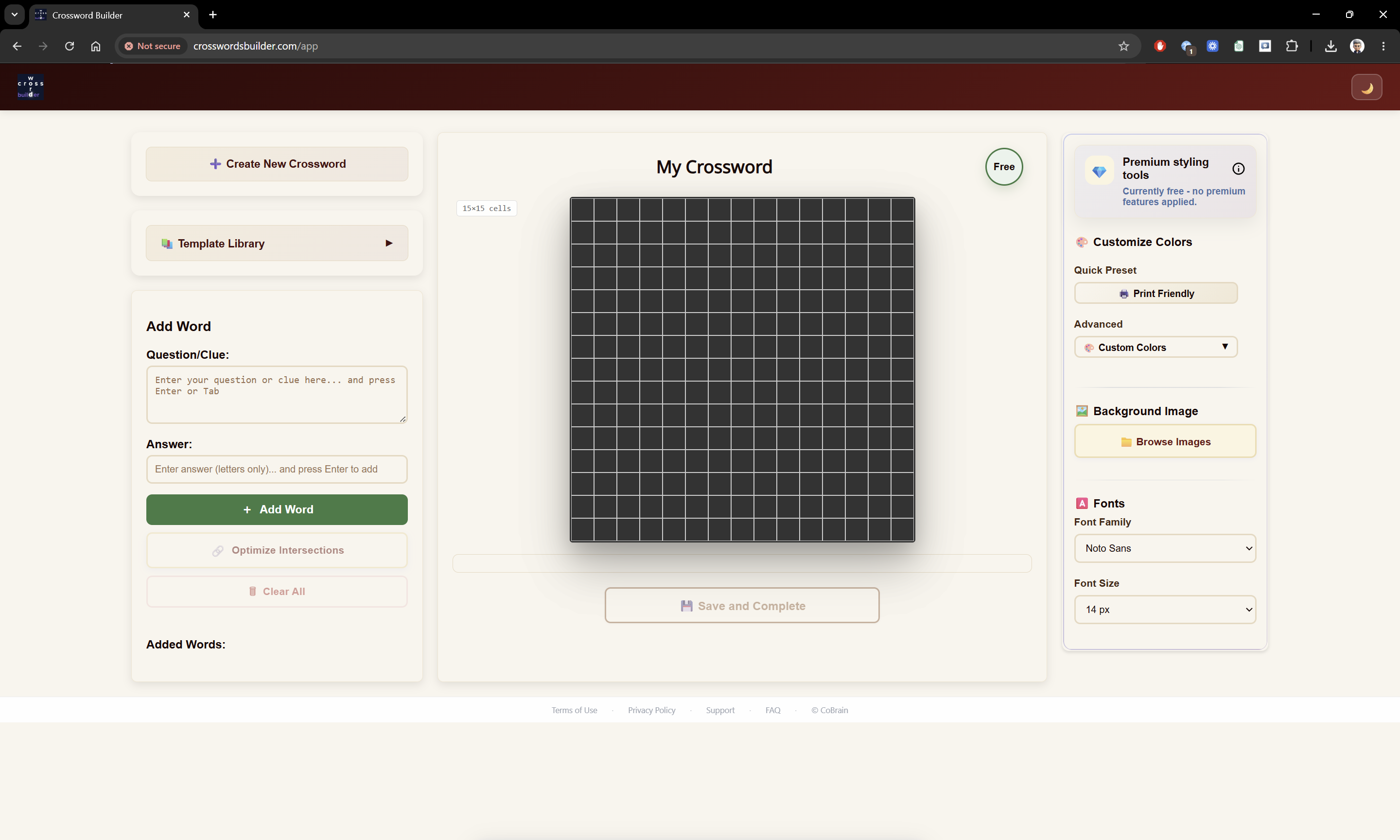 Crosswords Builder logo